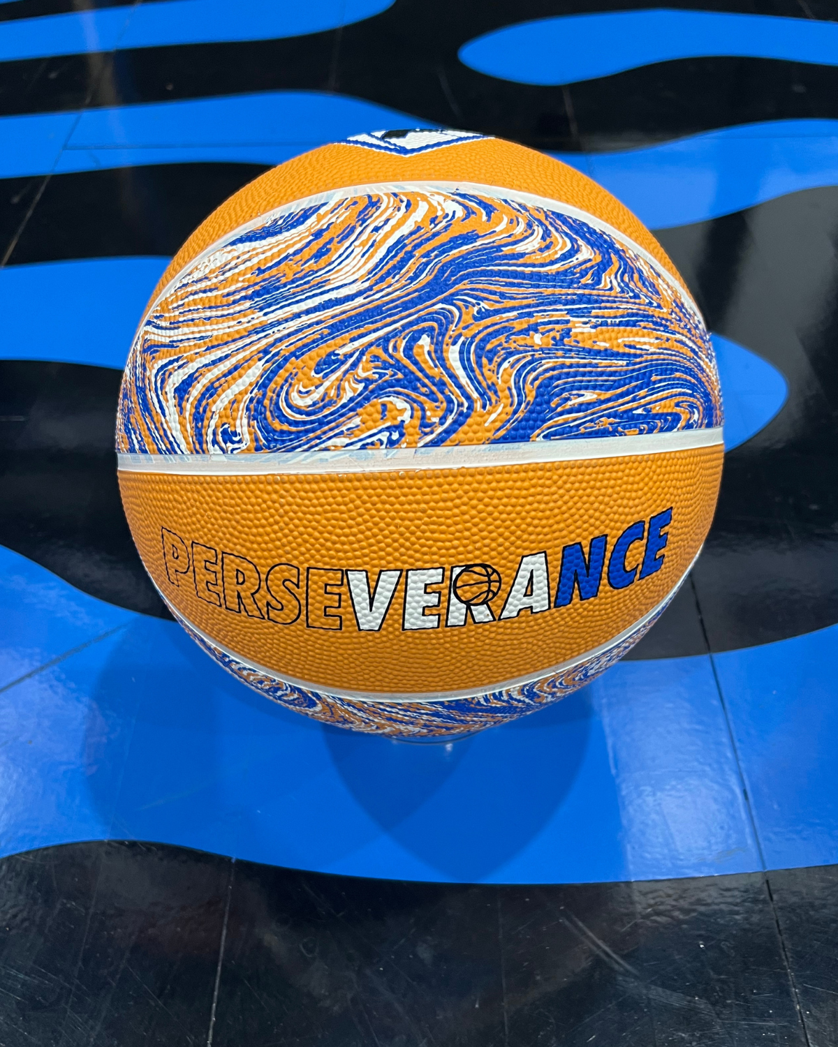 Orange Swirl Outdoor Ball